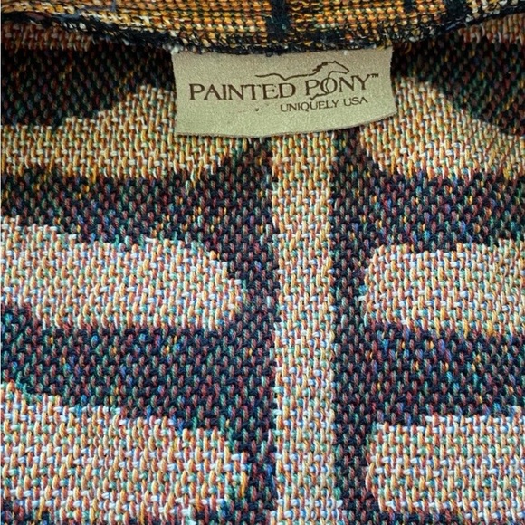 Painted Pony Safari Tapestry Women's Jacket | Vintage Wearable Art | OS - Picture 8 of 11